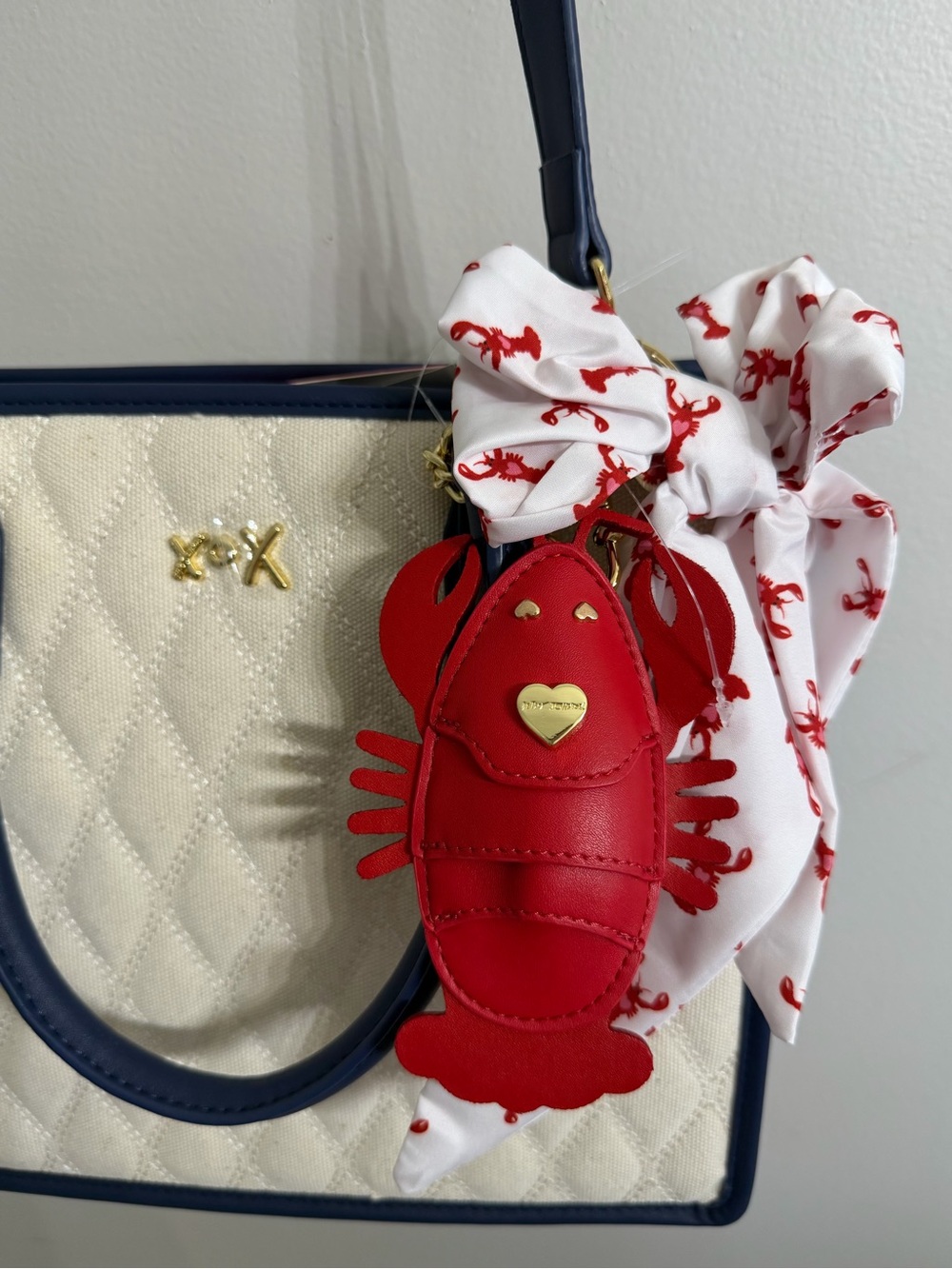 *NWT* Betsey Johnson Purse XO LALA Quilted Tote Satchel Bag - Picture 3 of 7
